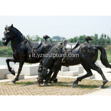 Grande cavallo scultura in bronzo per la vendita